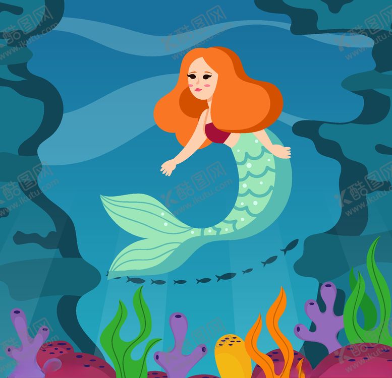 编号：29247409180551276363【酷图网】源文件下载-美人鱼