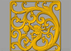 CAD装饰画3D模型