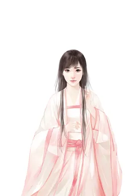 古装帅哥美女插画图片佳人手绘旗袍