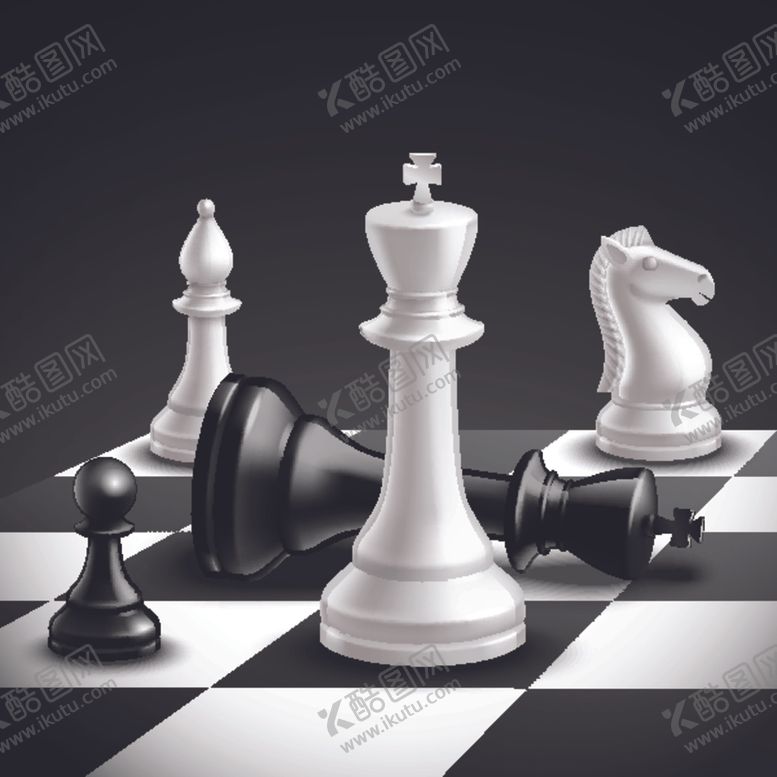 编号：82672409160601448132【酷图网】源文件下载-国际象棋矢量插画