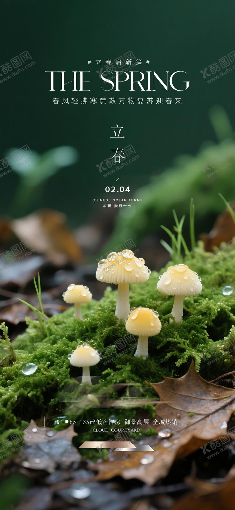 编号：74914302020104464940【酷图网】源文件下载-地产立春节气海报
