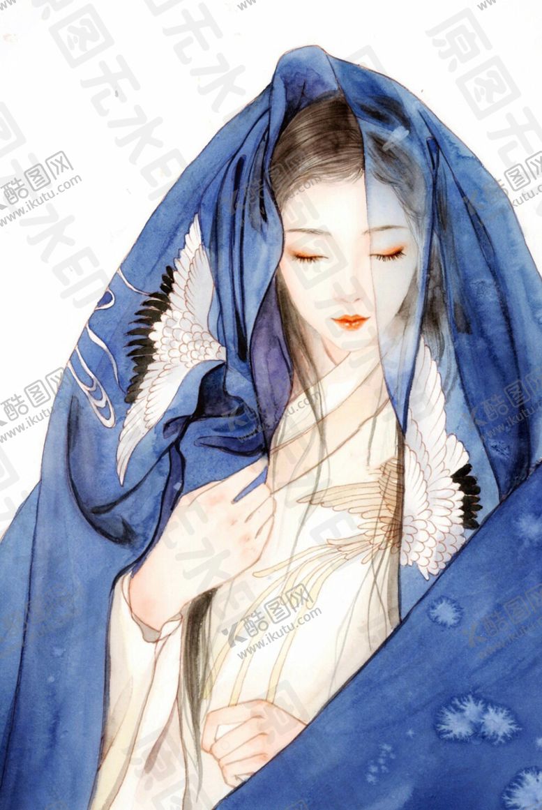 编号：41365609220237461734【酷图网】源文件下载-古风裹布姑娘