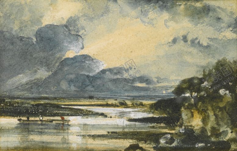 编号：31855410021058514557【酷图网】源文件下载-复古风景油画