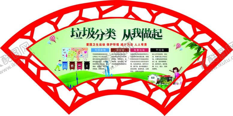 编号：57073810080738136334【酷图网】源文件下载-垃圾分类从我做起
