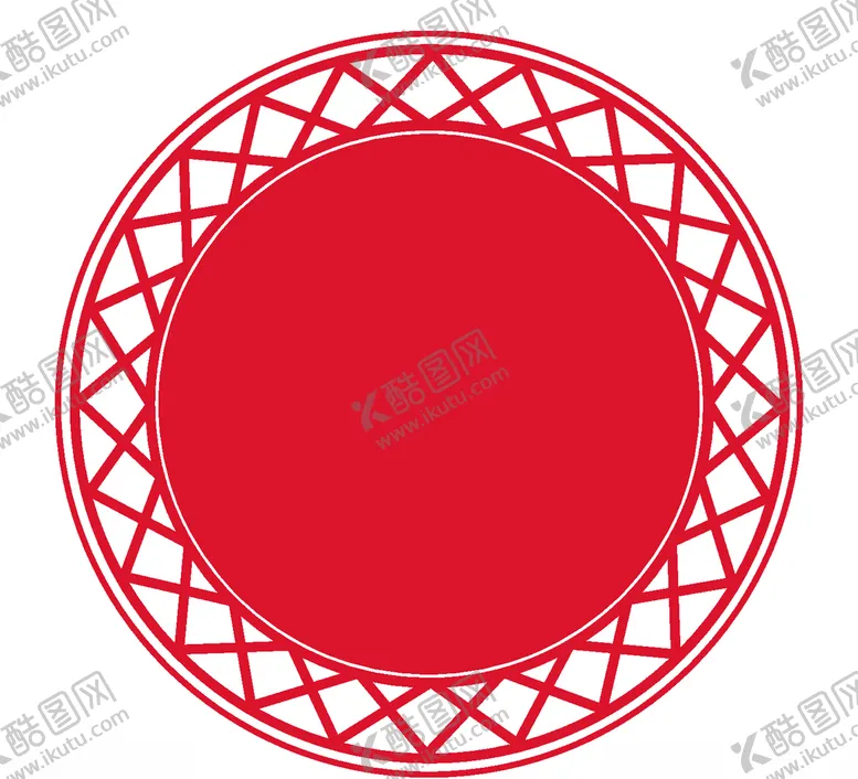编号：83387106231755226489【酷图网】源文件下载-圆形中式边框