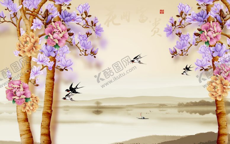 编号：61440906282342567592【酷图网】源文件下载-花开富贵