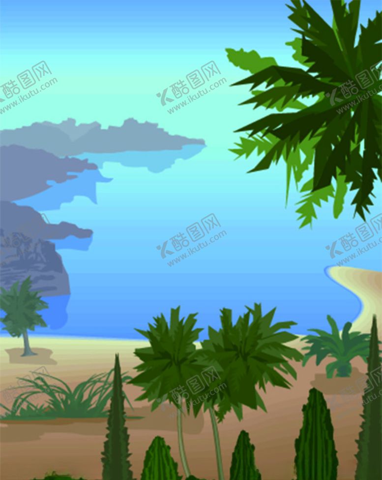 编号：16021307130145377941【酷图网】源文件下载-矢量风景插画