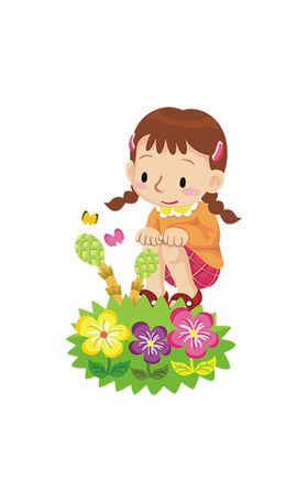 绿色植物竹排效果图免扣装修