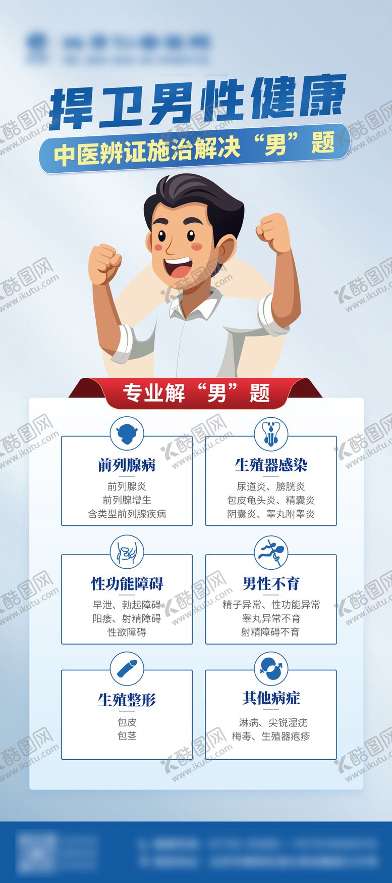 编号：29272505131623159083【酷图网】源文件下载-男科检查易拉宝 
