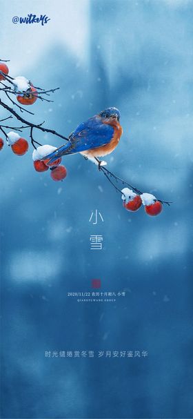 小雪海报