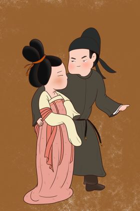 插画素材图标卡通背景橘子
