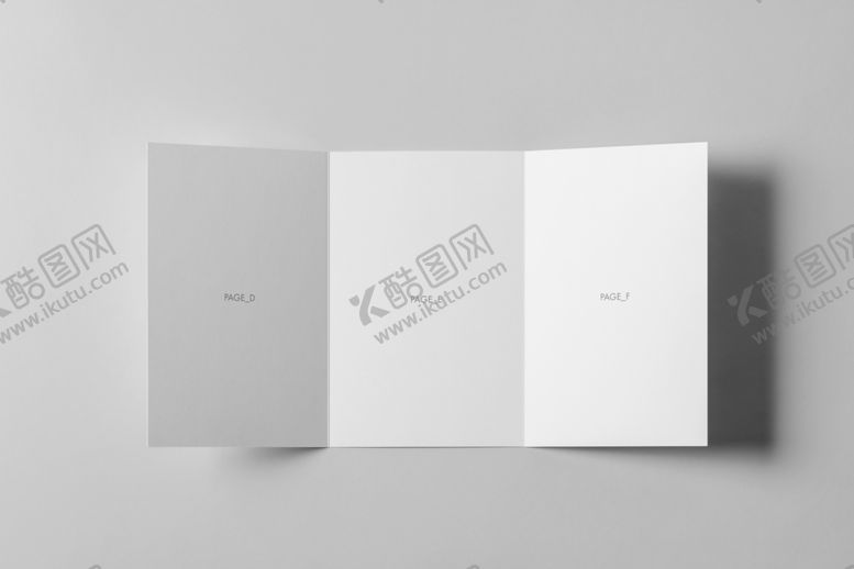 编号：97208010130026118039【酷图网】源文件下载-三折页黑影