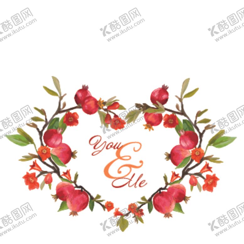 编号：78996509180330291356【酷图网】源文件下载-北欧小清新花圈花环