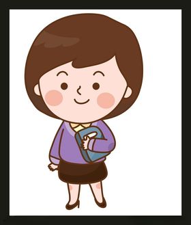 手绘卡通女孩动画动画