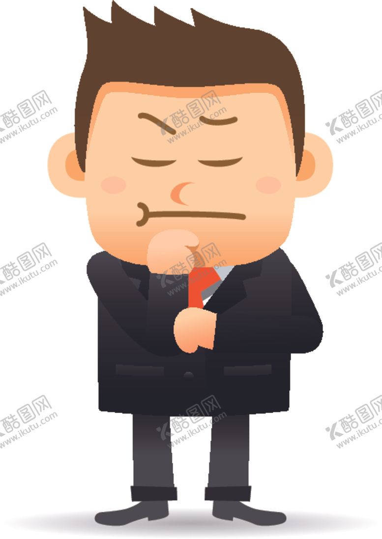 编号：48272807040228224784【酷图网】源文件下载-卡通商务男性