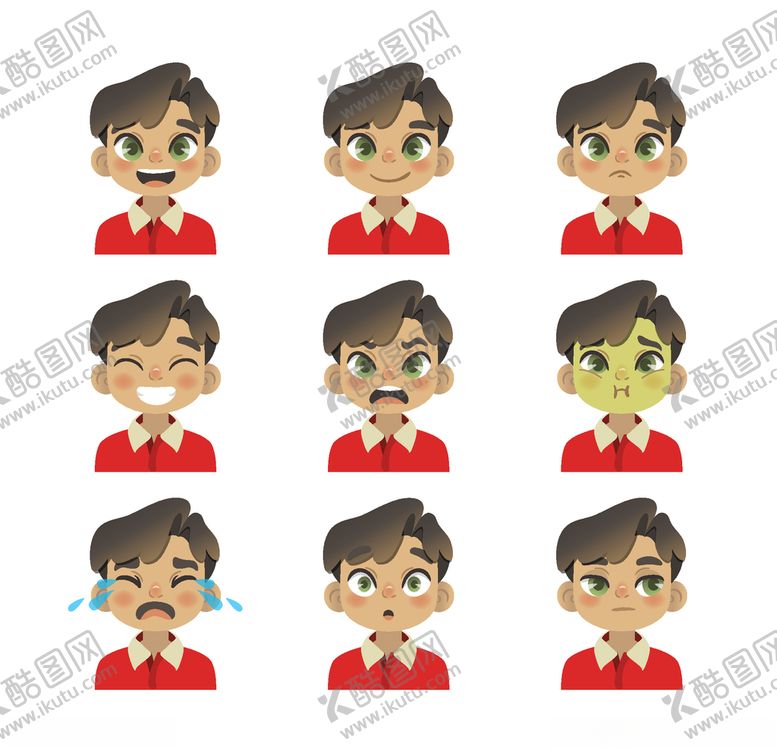 编号：47992310292314115266【酷图网】源文件下载-不同表情