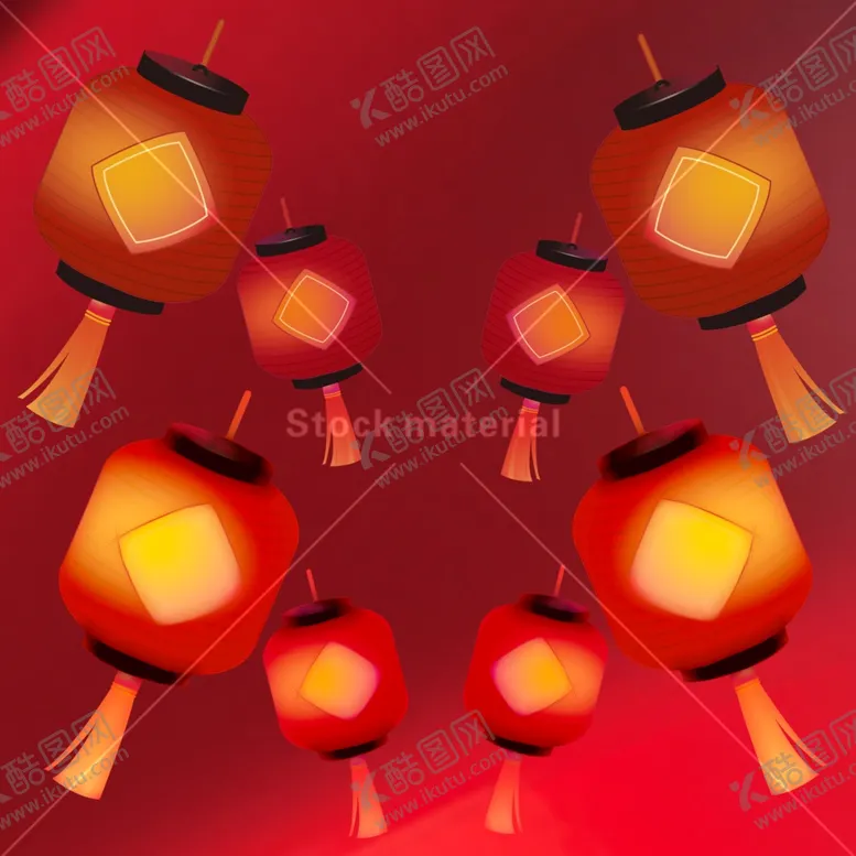 编号：25343405041941044257【酷图网】源文件下载-灯笼