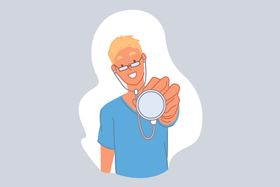 简约人物日常生活插画