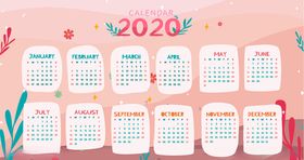 2020年日历
