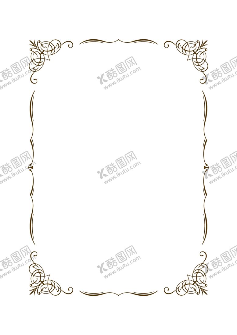 编号：48824910061252328460【酷图网】源文件下载-花纹边框