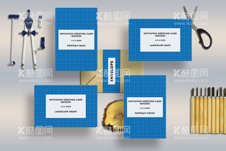 编号：63343911201621214613【酷图网】源文件下载-贺卡样机 