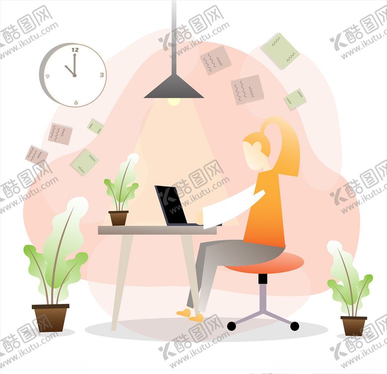 编号：82872809182141193494【酷图网】源文件下载-生活人物插画