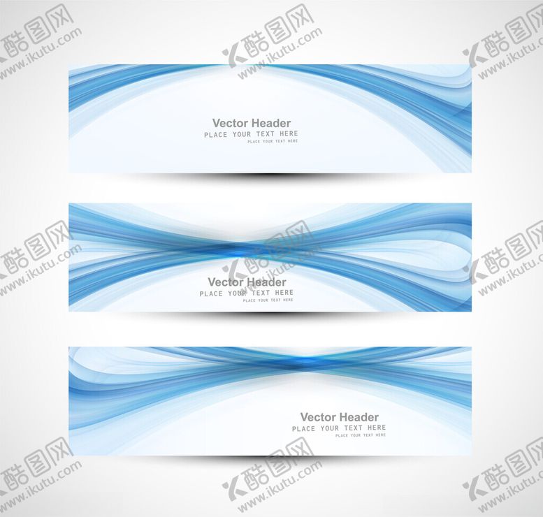 编号：70065311020919439087【酷图网】源文件下载-蓝色波浪风格横幅设计
