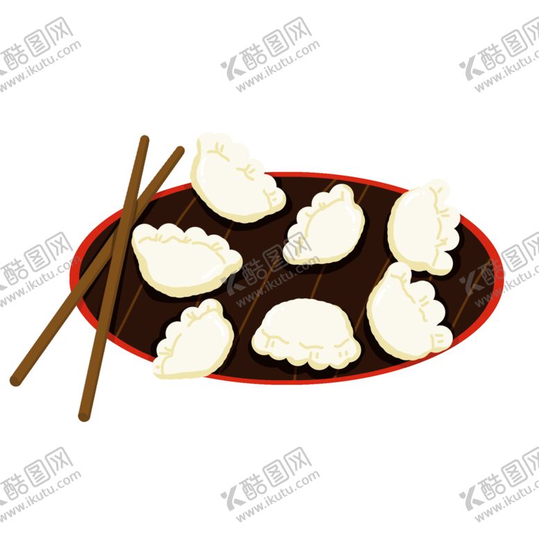 编号：73211410051313346702【酷图网】源文件下载-手绘饺子素材