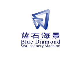 蓝石海景LOGO标志