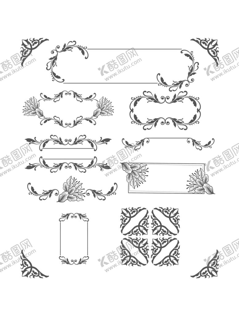编号：39652209250704495791【酷图网】源文件下载-花边花边素材花边图案花纹