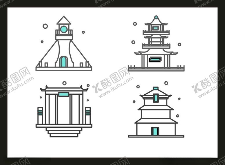 编号：98944902171434098933【酷图网】源文件下载-房子建筑图标