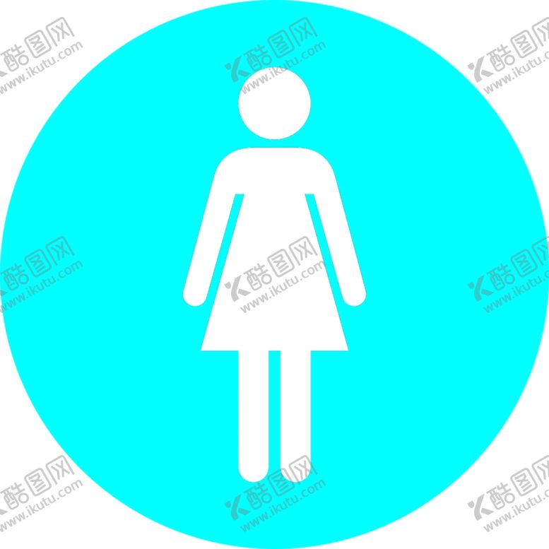 编号：19309810261023522745【酷图网】源文件下载-洗手间女厕所WOMEN