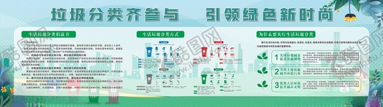 编号：80599604041405432226【酷图网】源文件下载-垃圾分类宣传