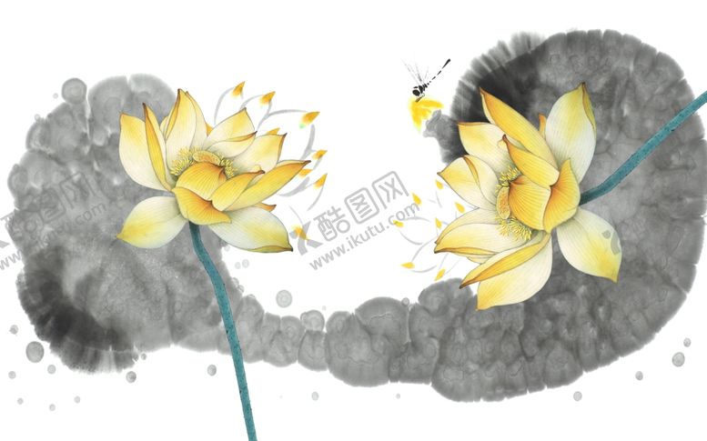 编号：98587901190003423074【酷图网】源文件下载-荷花背景