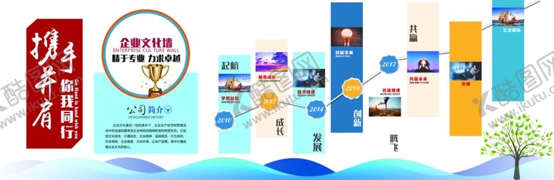 编号：61682602102000394958【酷图网】源文件下载-企业文化墙