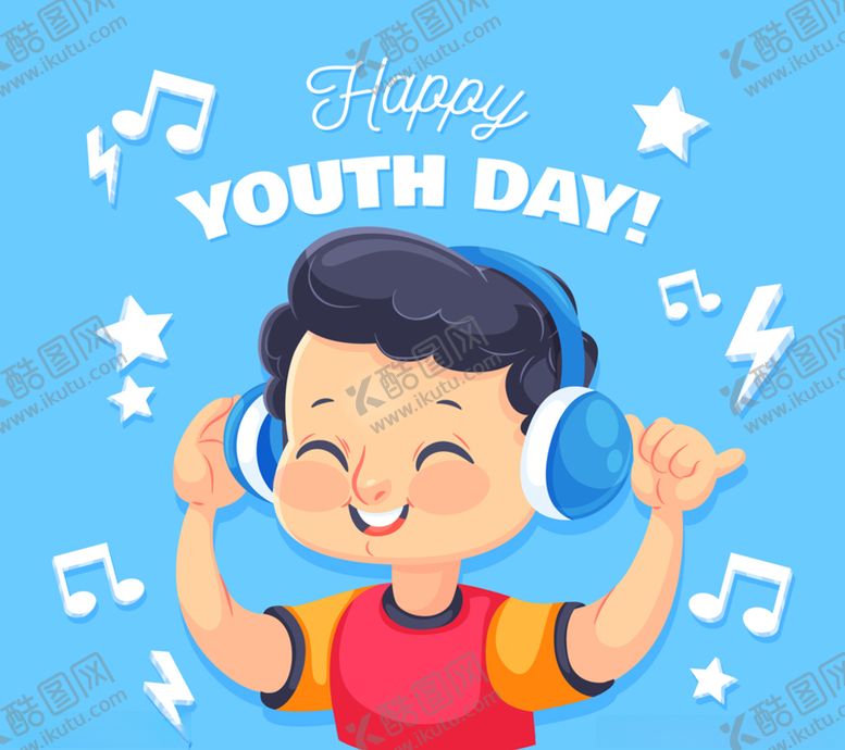 编号：76930710291942234812【酷图网】源文件下载-听音乐的人物