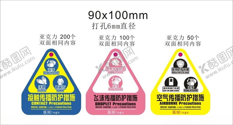 编号：56656802262057531019【酷图网】源文件下载-传播防护措施标识牌