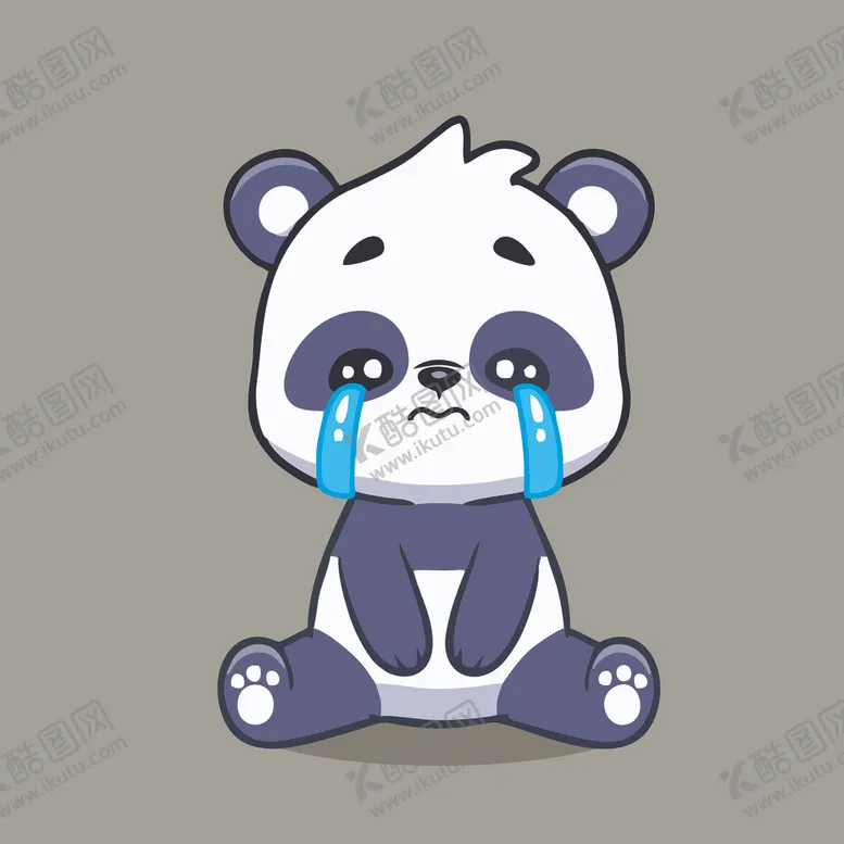编号：52352101310629098411【酷图网】源文件下载-可爱熊猫矢量卡通插画