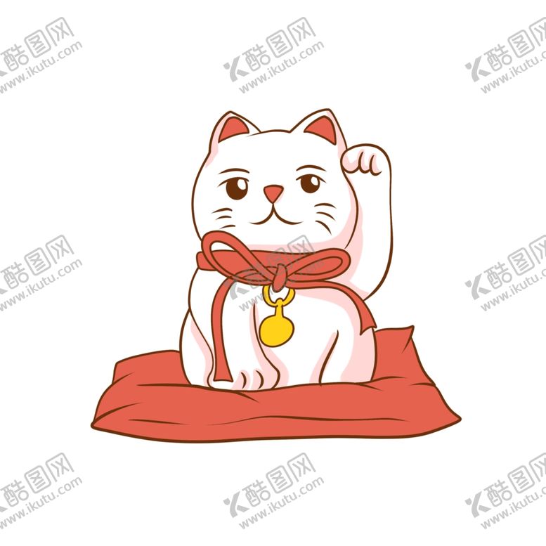 编号：16009210031332581423【酷图网】源文件下载-招财猫