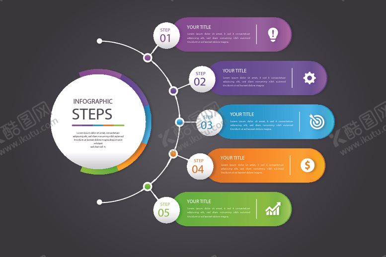 编号：87966809251546302729【酷图网】源文件下载-信息图模板流程
