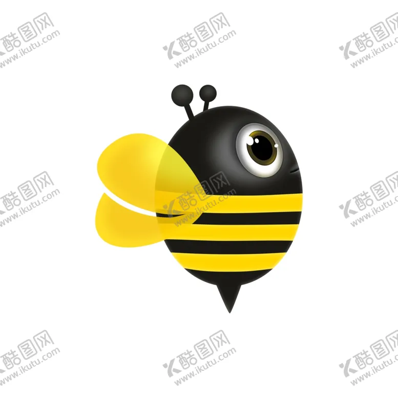 编号：35120804080321364916【酷图网】源文件下载-卡通蜜蜂侧面