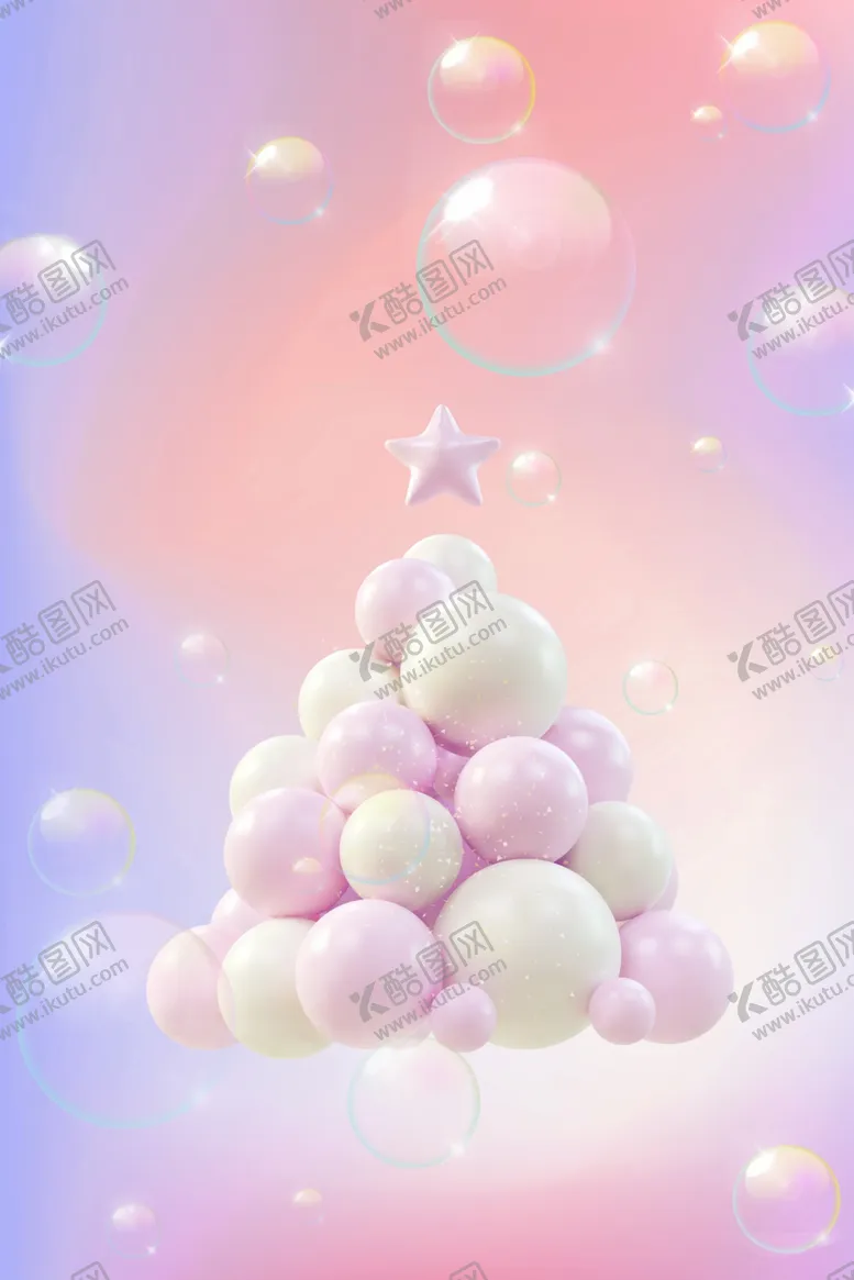 编号：52484905040851244532【酷图网】源文件下载-气球圣诞树
