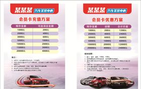 汽修充值海报