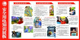 安全用电社会公益宣传展板