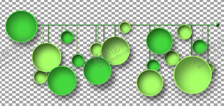 编号：57006709240240402001【酷图网】源文件下载-圆形绿色图案排版图