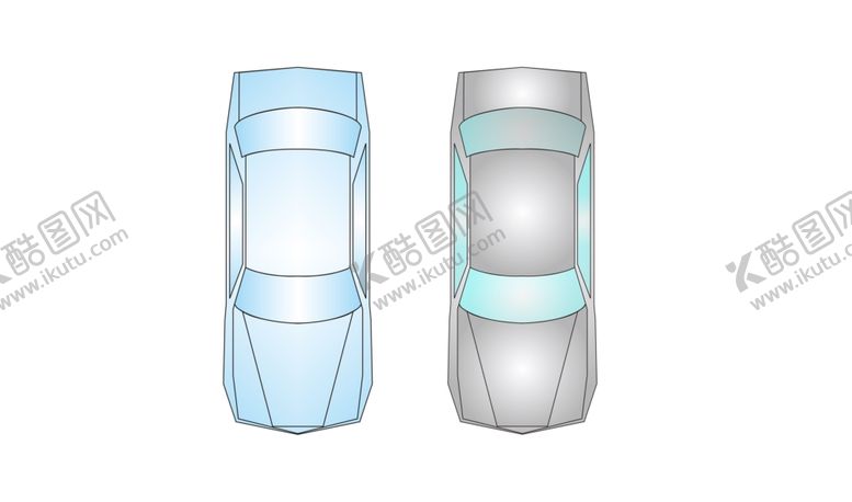 编号：10146810110712468849【酷图网】源文件下载-小汽车平面彩图