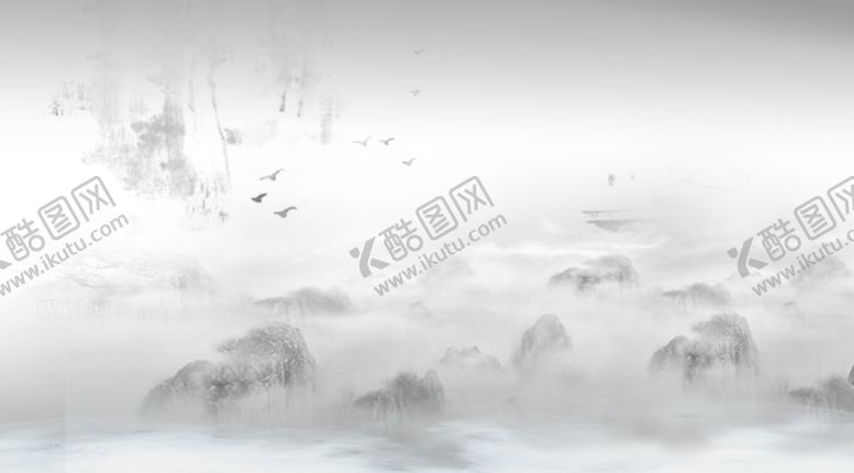 编号：39911710030117588896【酷图网】源文件下载-高清水墨绘画风景画