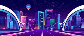 霓虹城市