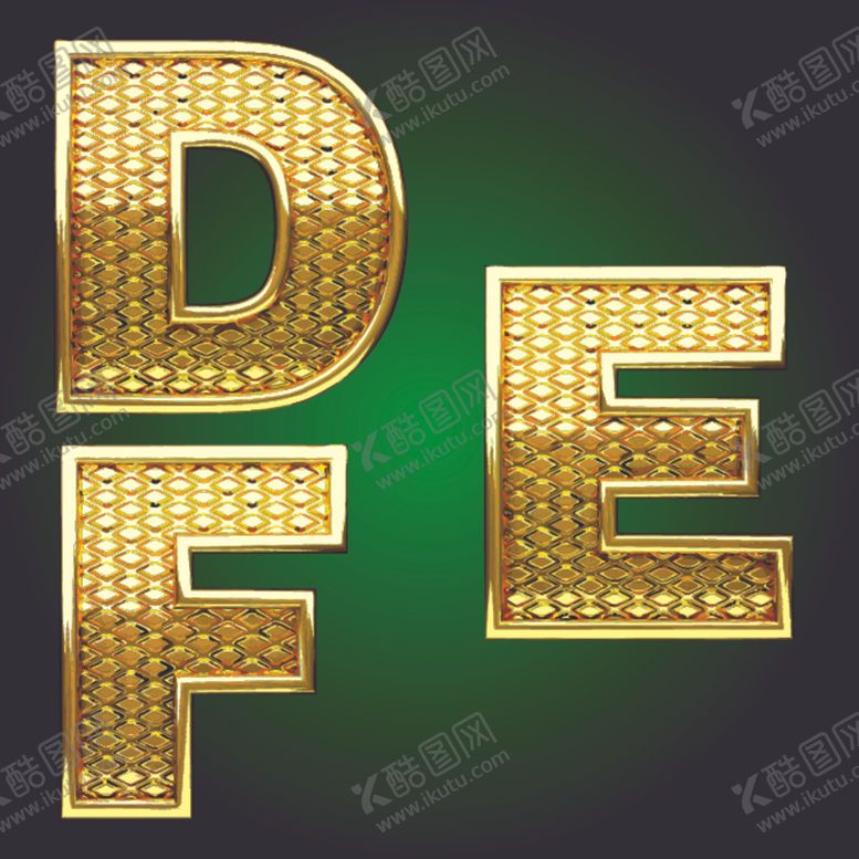 编号：60922910091228593285【酷图网】源文件下载-黄金字体金属艺术字设计金色素材