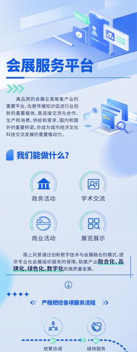 会展服务平台长图